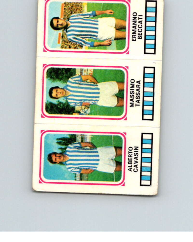 1978-79 Panini Calciatori Soccer #468 Cavasin, Tassara, Beccati V28429