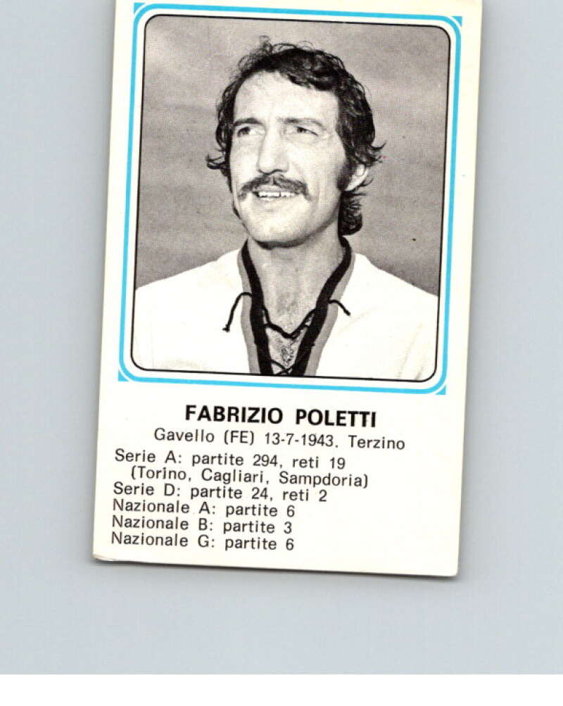 1978-79 Panini Calciatori Soccer #469 Fabrizio Poletti V28431