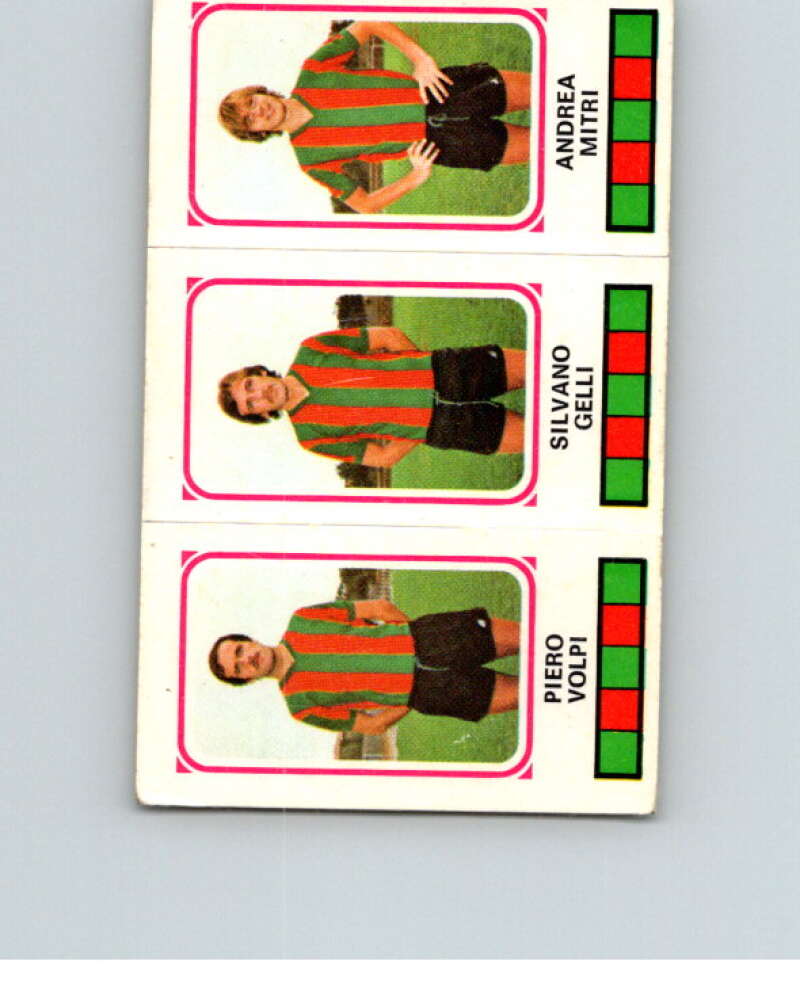 1978-79 Panini Calciatori Soccer #485 Volpi, Gelli, Mitri V28440