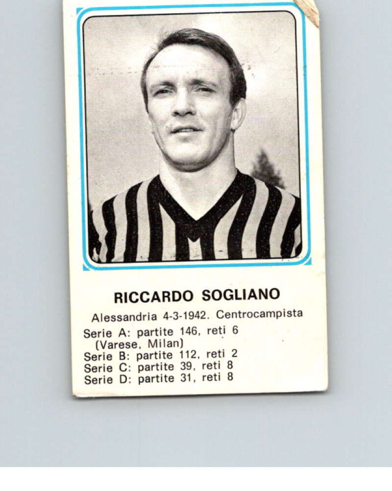 1978-79 Panini Calciatori Soccer #490 Riccardo Sogliano V28441
