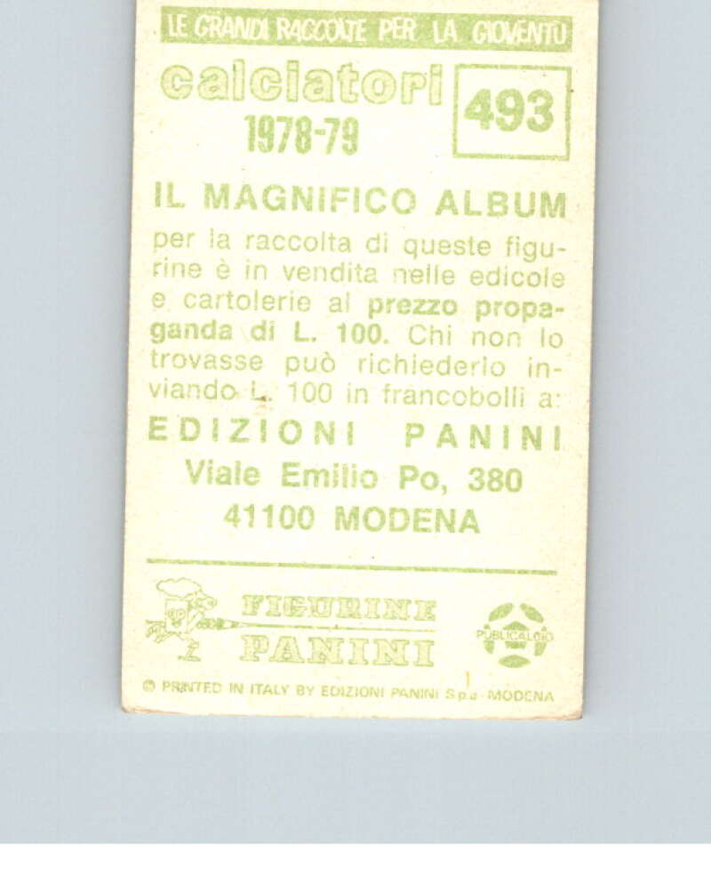 1978-79 Panini Calciatori Soccer #493 Udinese V28442