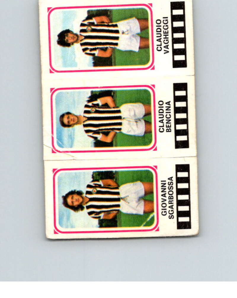 1978-79 Panini Calciatori Soccer #498 Scarbossa, Bencina, Vagheggi V28446