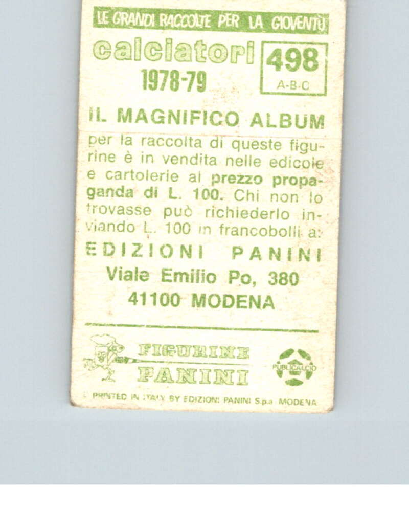 1978-79 Panini Calciatori Soccer #498 Scarbossa, Bencina, Vagheggi V28446
