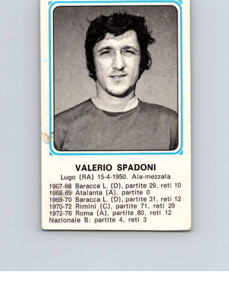 1978-79 Panini Calciatori Soccer #499 Valerio Spadoni V28447