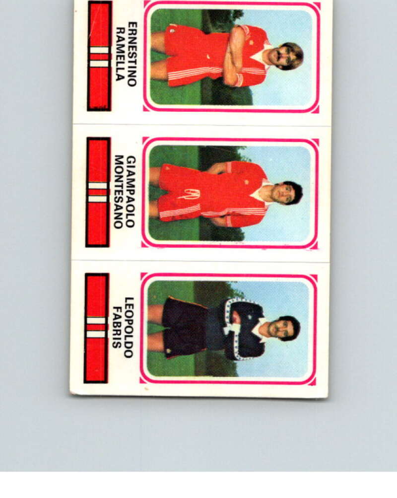 1978-79 Panini Calciatori Soccer #507 Ramella, Montesano, Fabris V28449