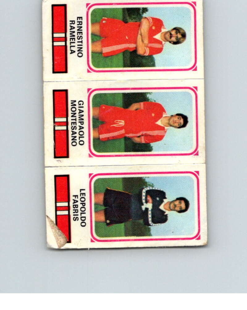 1978-79 Panini Calciatori Soccer #507 Ramella, Montesano, Fabris V28450
