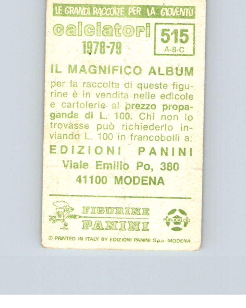 1978-79 Panini Calciatori Soccer #515 Novara, Padova, Parma V28455