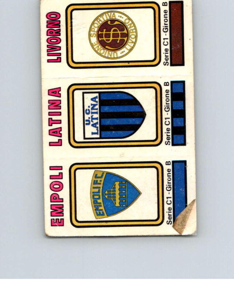 1978-79 Panini Calciatori Soccer #520 Empoli, Latina, Livorno V28459