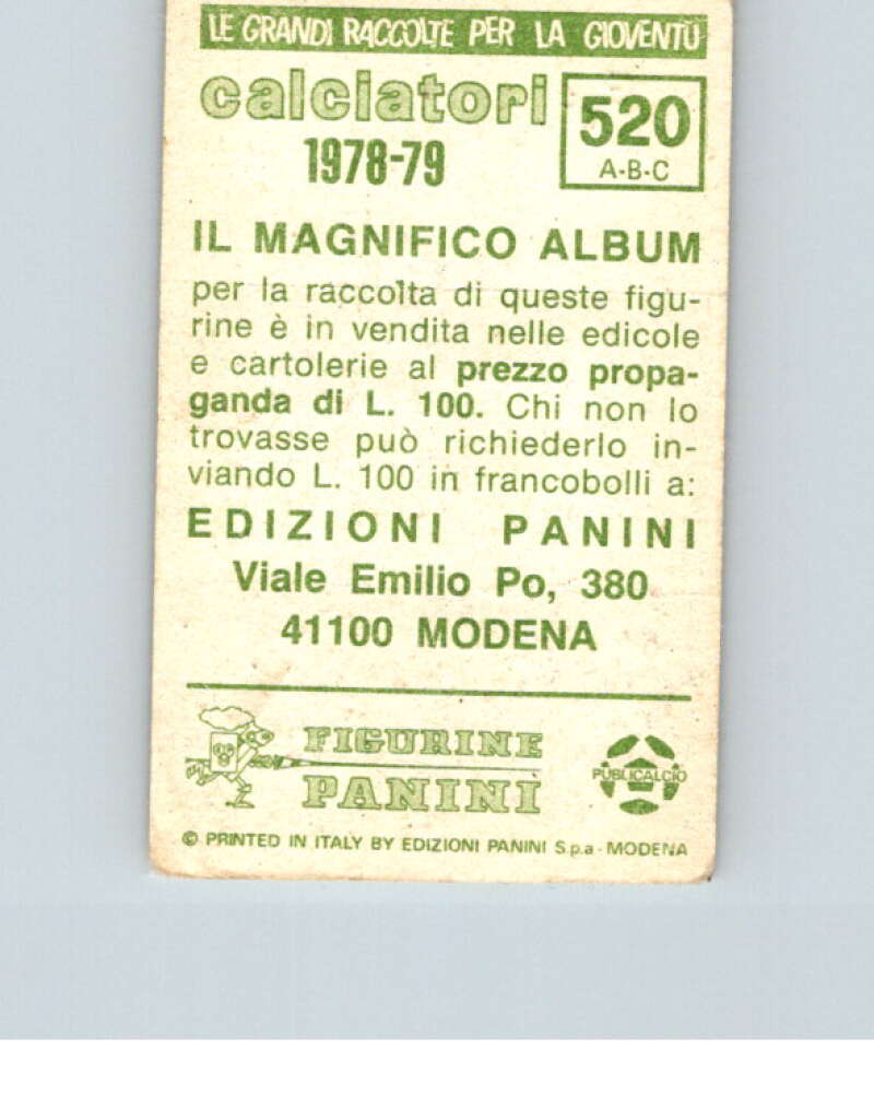 1978-79 Panini Calciatori Soccer #520 Empoli, Latina, Livorno V28459