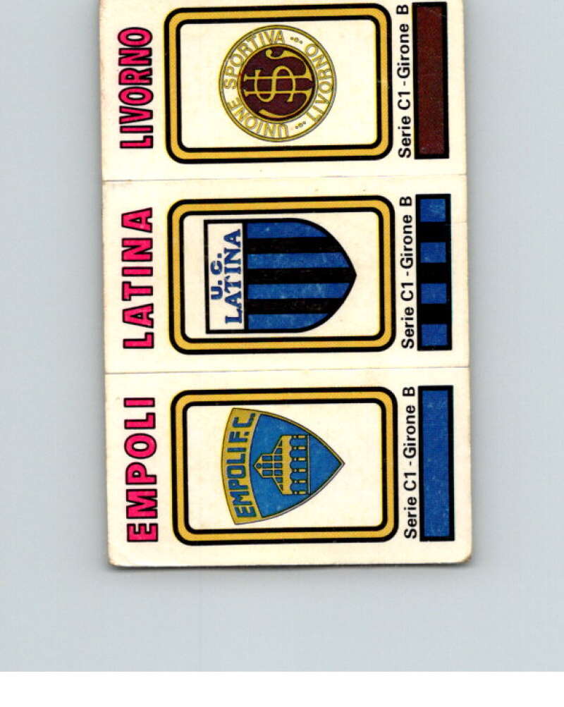 1978-79 Panini Calciatori Soccer #520 Empoli, Latina, Livorno V28460