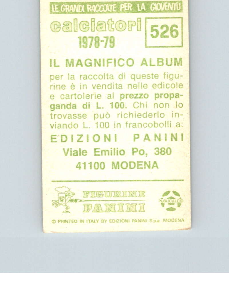 1978-79 Panini Calciatori Soccer #526 Como V28463