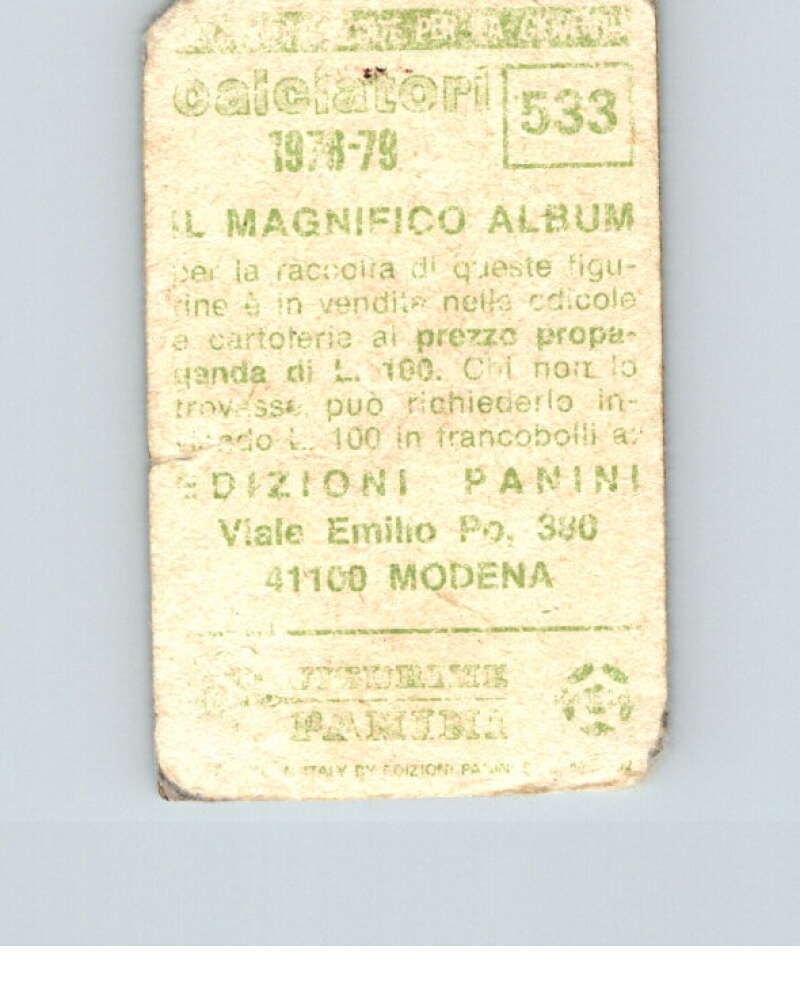1978-79 Panini Calciatori Soccer #533 Novara V28467