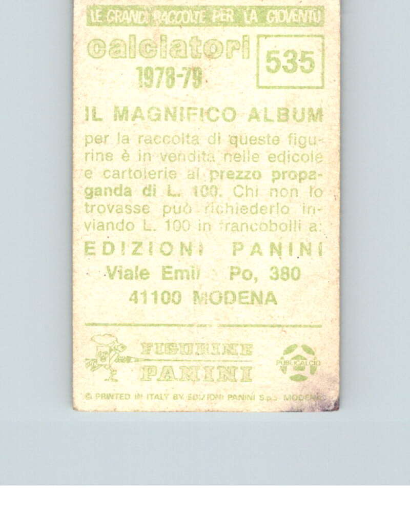 1978-79 Panini Calciatori Soccer #535 Parma V28469