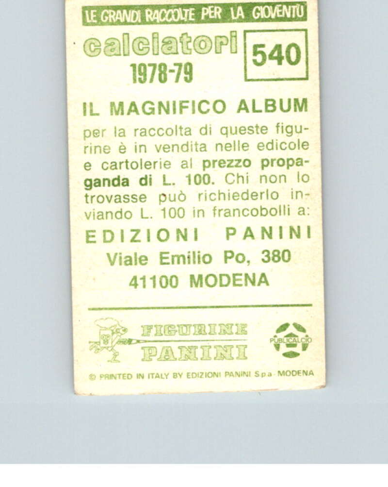 1978-79 Panini Calciatori Soccer #540 Treviso V28473