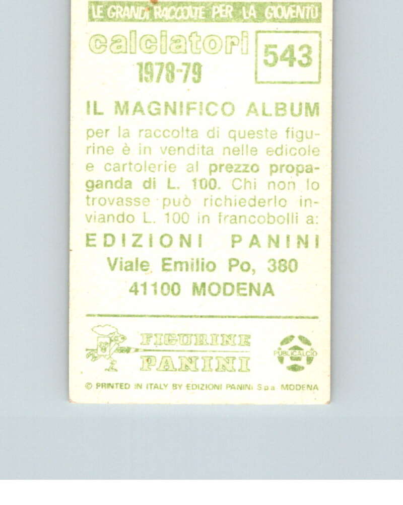 1978-79 Panini Calciatori Soccer #543 Barletta V28476