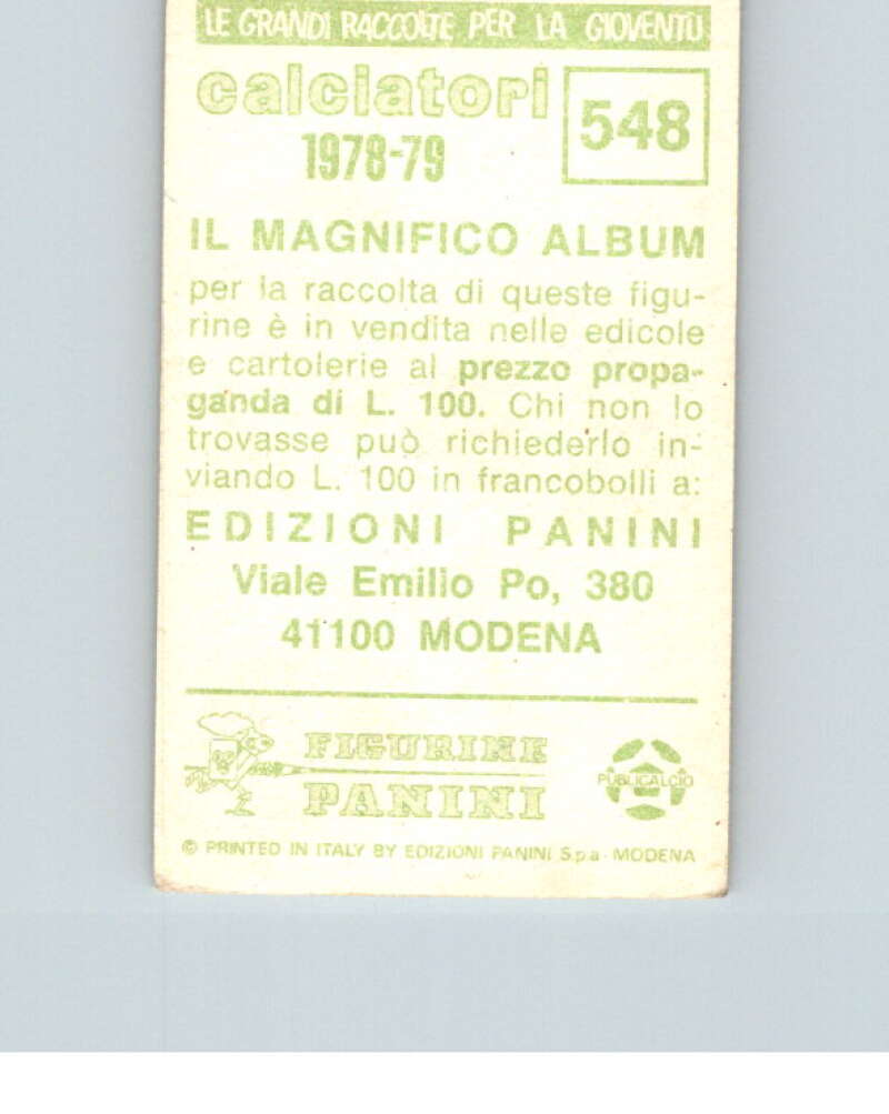 1978-79 Panini Calciatori Soccer #548 Empoli V28480