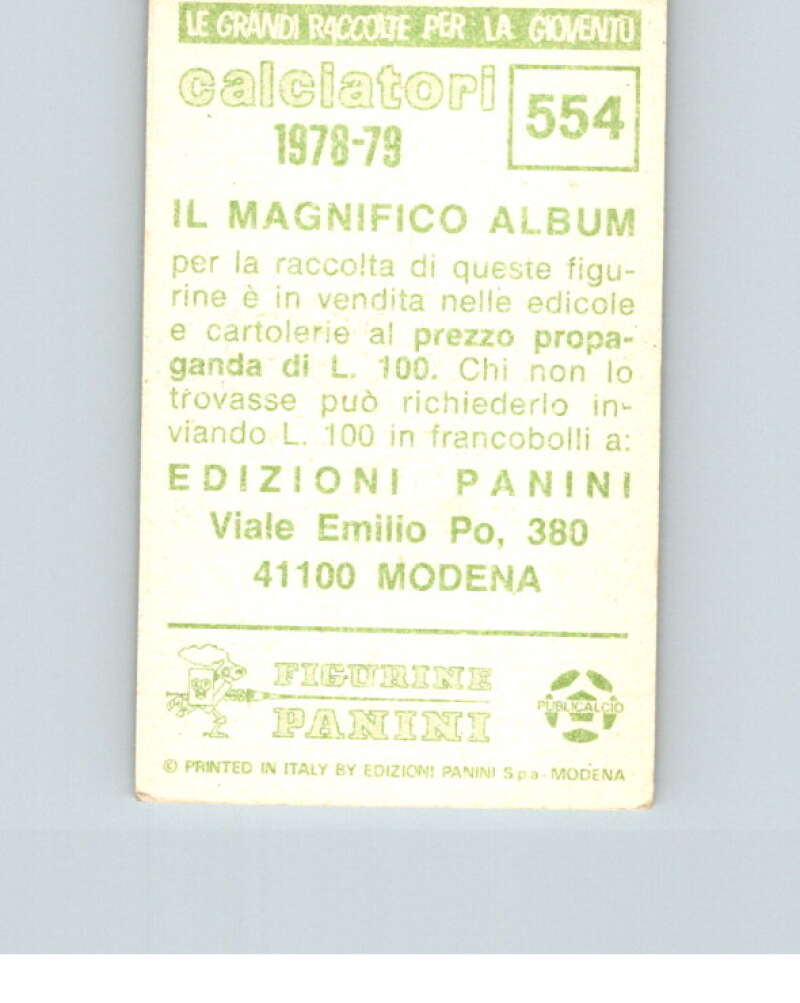 1978-79 Panini Calciatori Soccer #554 Pisa V28483
