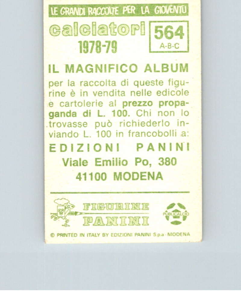 1978-79 Panini Calciatori Soccer #564 Prato, Sangiovannese, Sanremese V28489