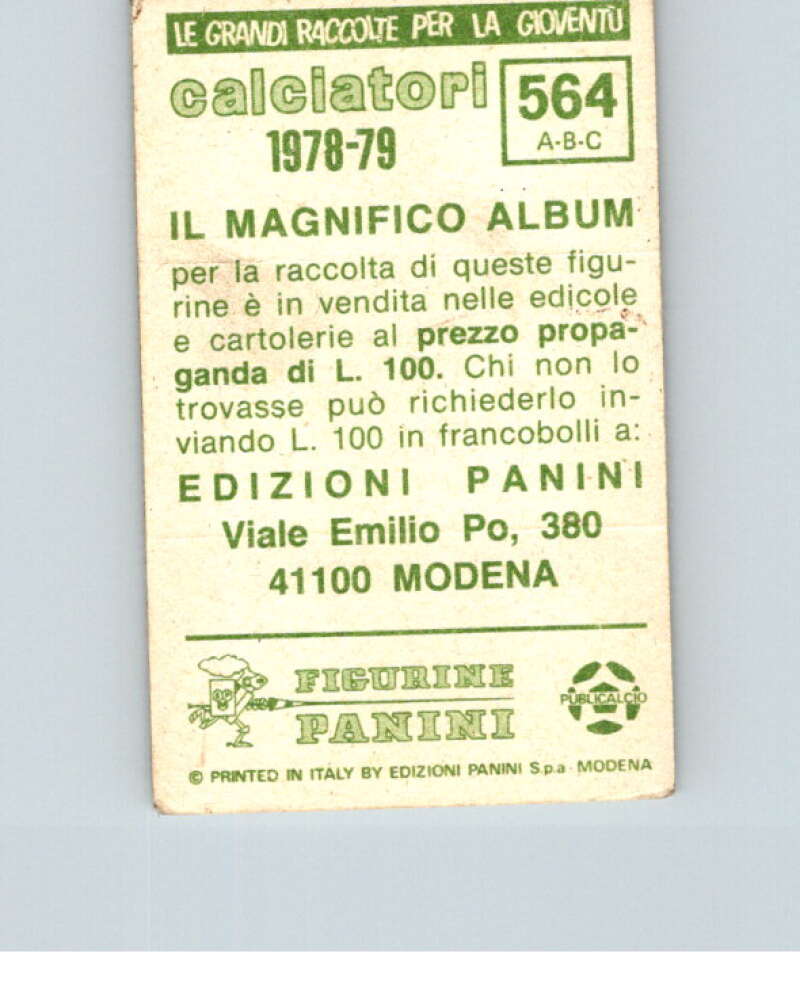 1978-79 Panini Calciatori Soccer #564 Prato, Sangiovannese, Sanremese V28490
