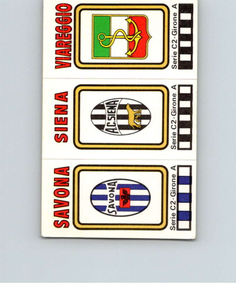 1978-79 Panini Calciatori Soccer #565 Savona, Siena, Viareggio V28491