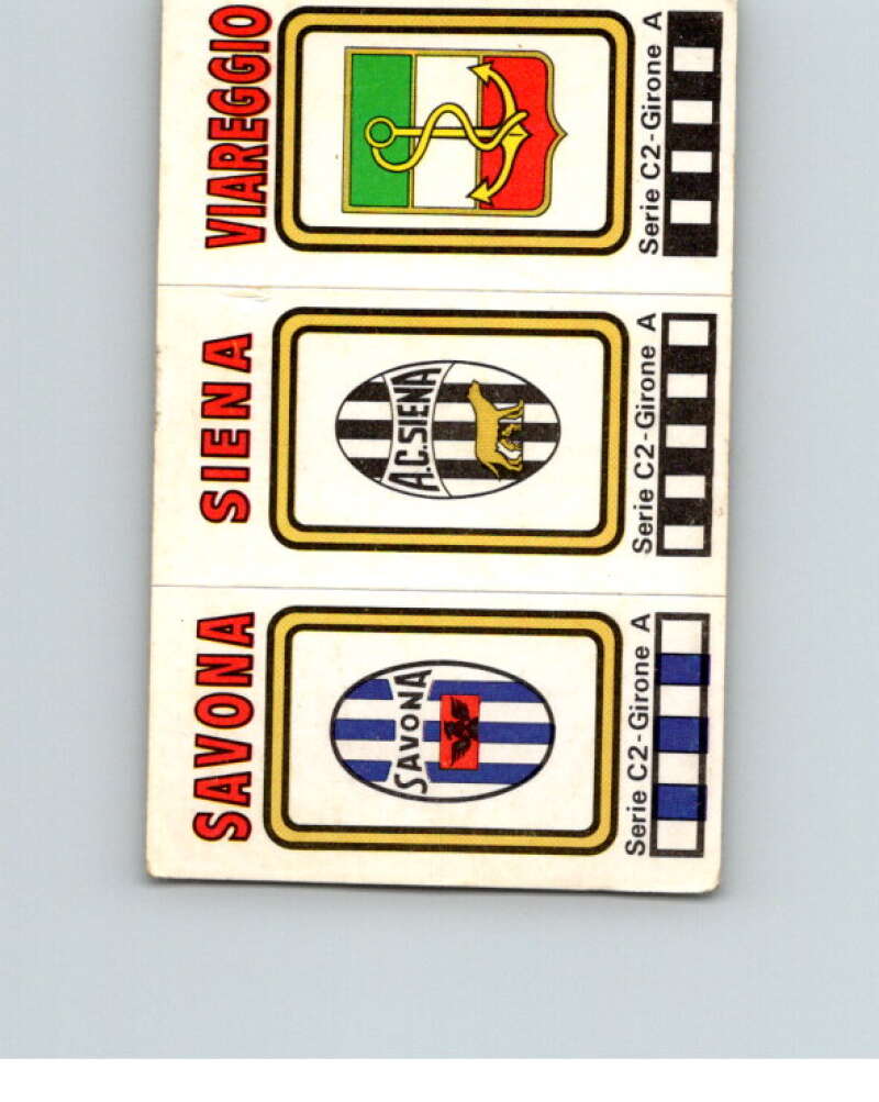1978-79 Panini Calciatori Soccer #565 Savona, Siena, Viareggio V28492