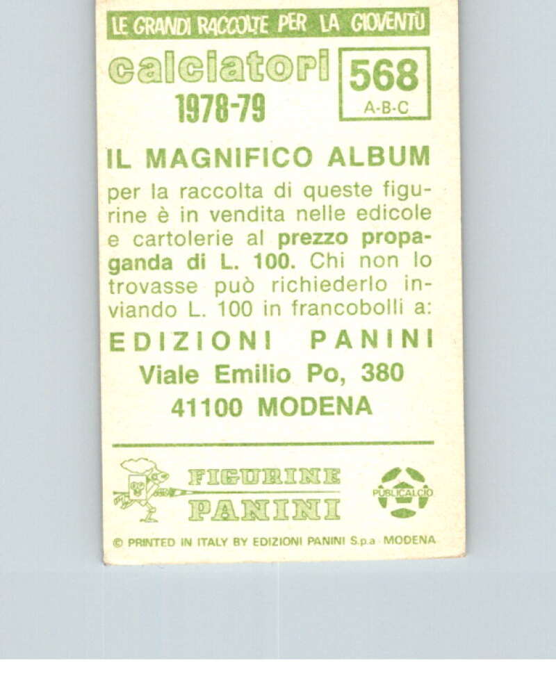 1978-79 Panini Calciatori Soccer #568 Legnano, Mestrina, Monselice V28496