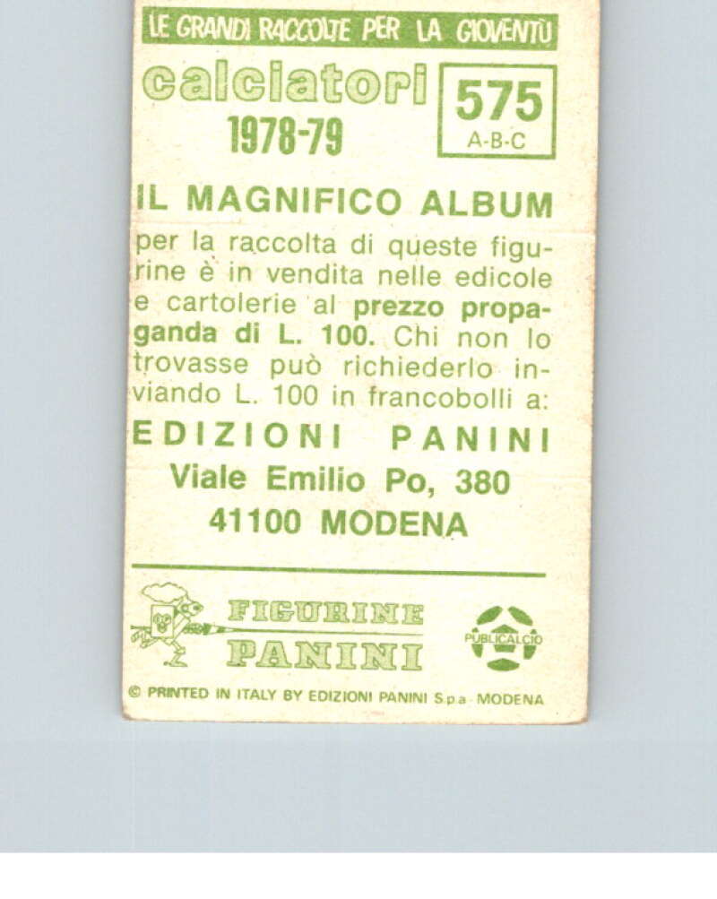 1978-79 Panini Calciatori Soccer #575 Gallipoli, Giulianova, Lanciano V28500