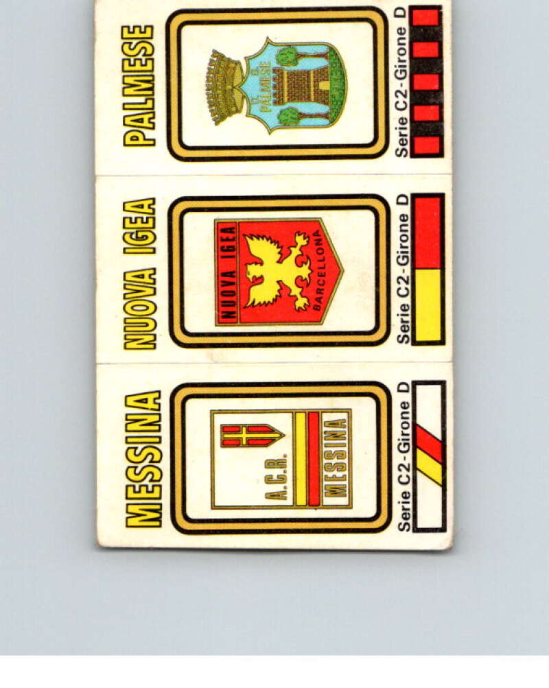 1978-79 Panini Calciatori Soccer #580 Messina, Nuova Igea, Palmese V28501
