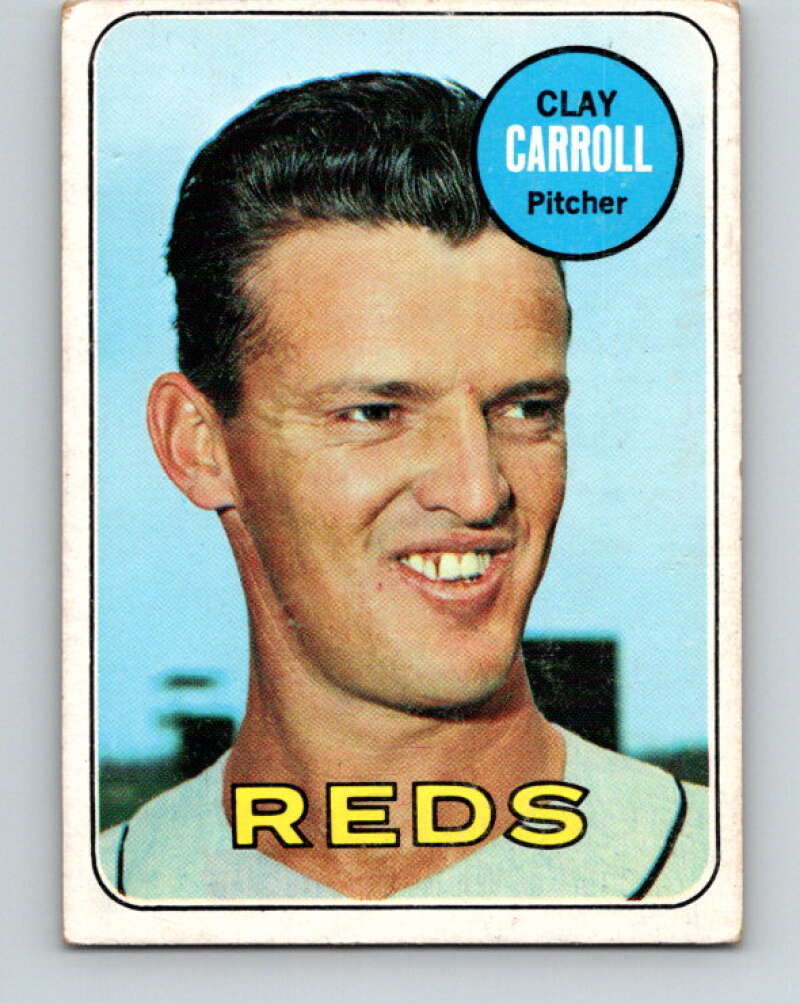 1969 Topps #26 Clay Carroll Cincinnati Reds V28507