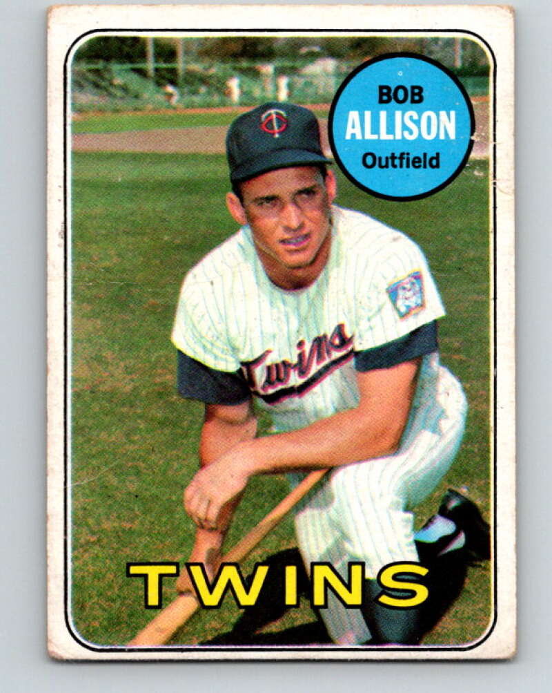 1969 Topps #30 Bob Allison Minnesota Twins V28509