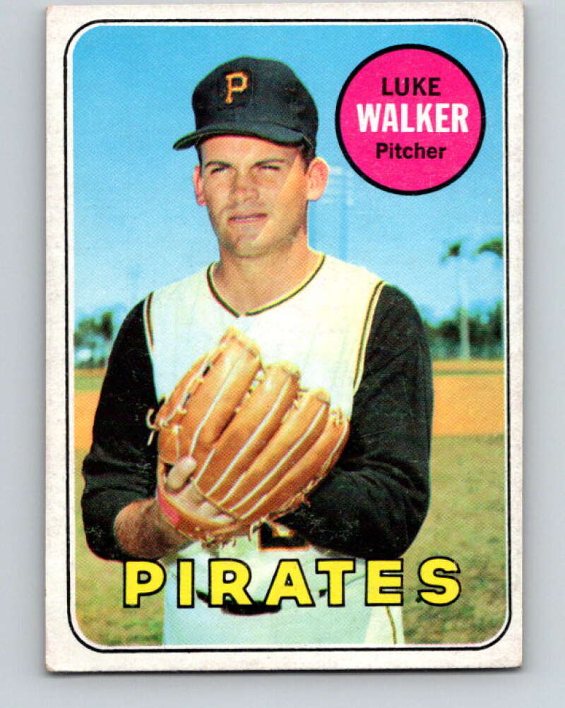 1969 Topps #36 Luke Walker Pittsburgh Pirates V28512