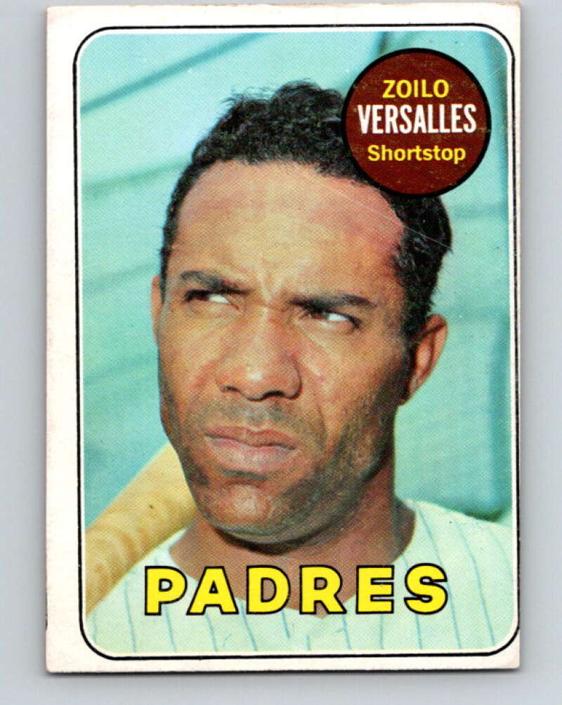 1969 Topps #38 Zoilo Versalles San Diego Padres V28513