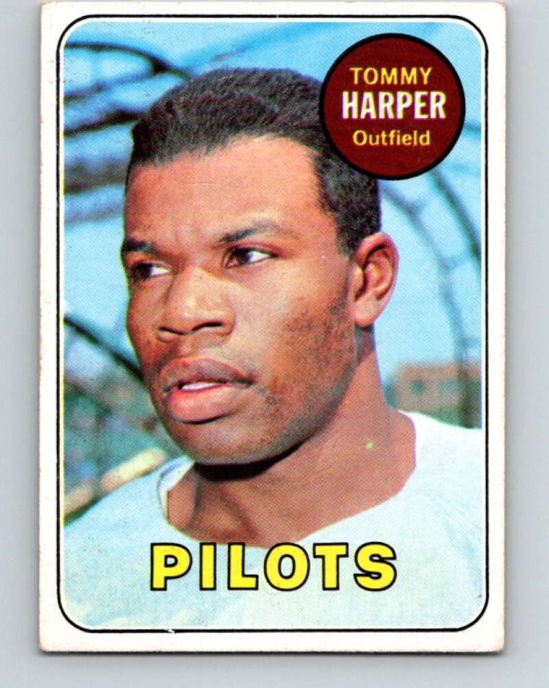 1969 Topps #42 Tommy Harper Seattle Pilots V28515