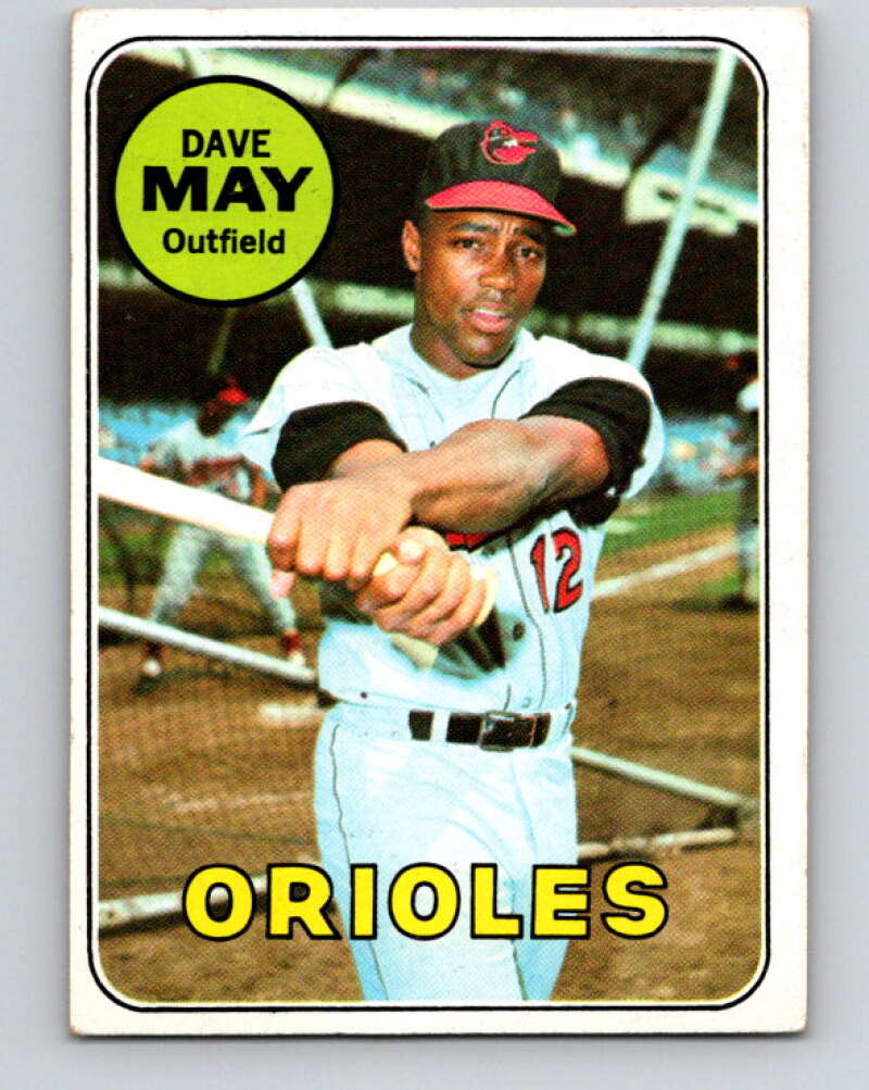 1969 Topps #113 Dave May Baltimore Orioles V28544
