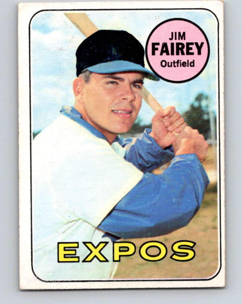 1969 Topps #117 Jim Fairey Montreal Expos V28546