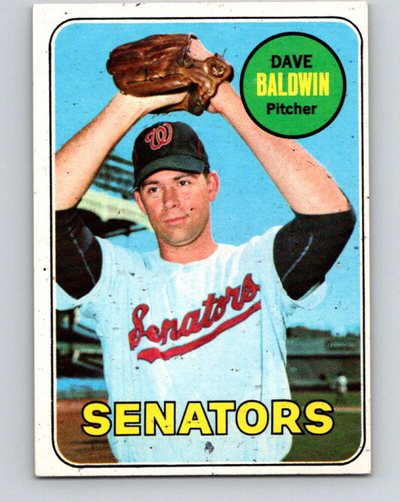 1969 Topps #132 Dave Baldwin Washington Senators V28551