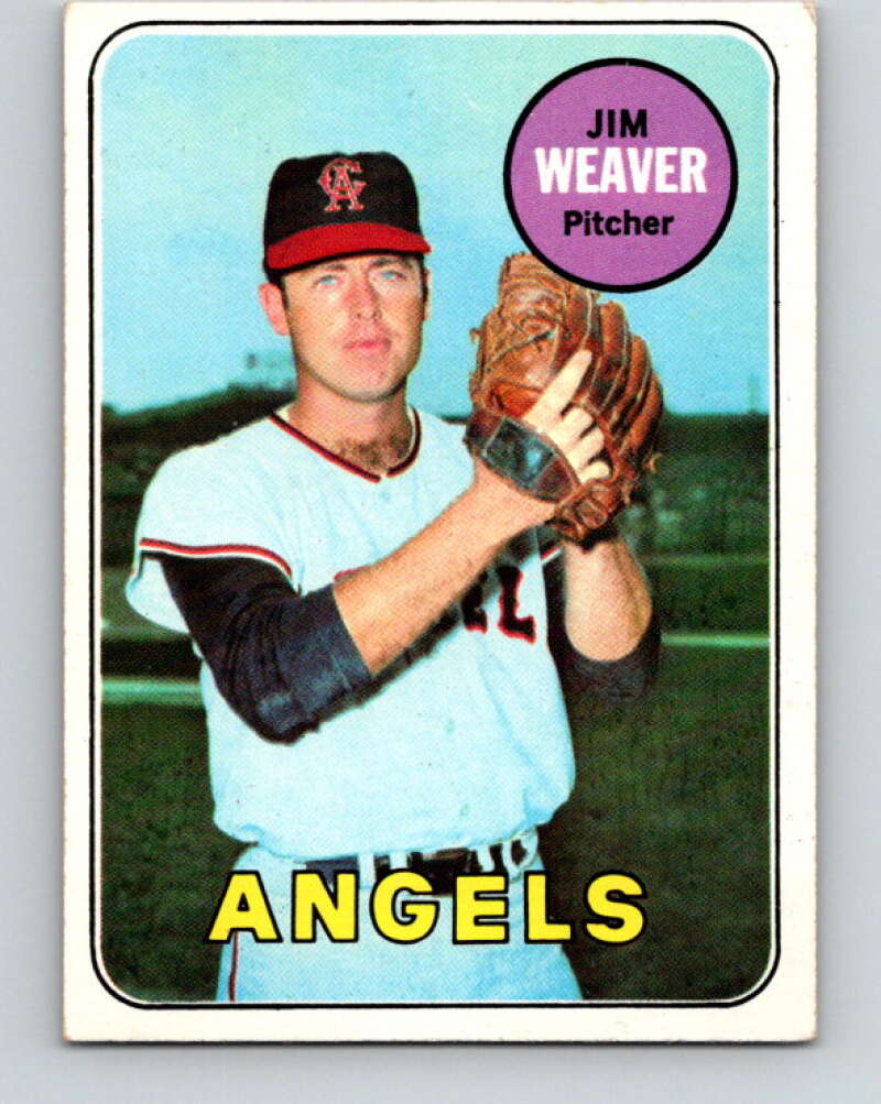 1969 Topps #134 Jim Weaver California Angels V28552