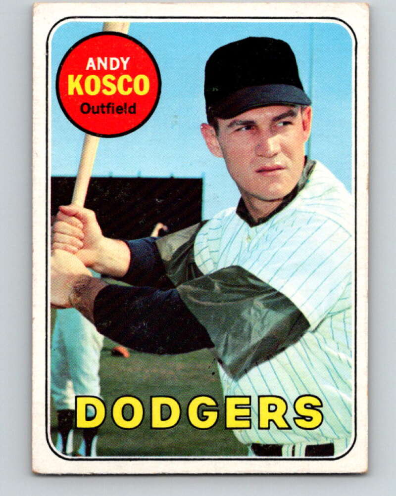 1969 Topps #139 Andy Kosco Los Angeles Dodgers V28555