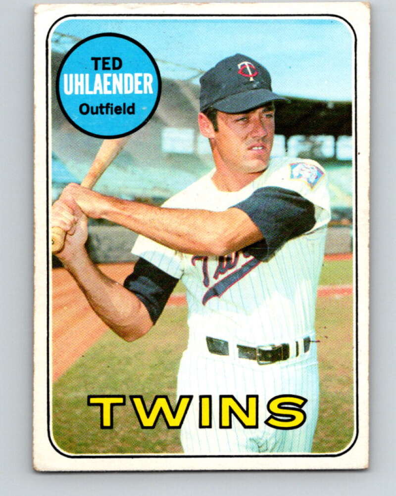 1969 Topps #194 Ted Uhlaender Minnesota Twins V28583