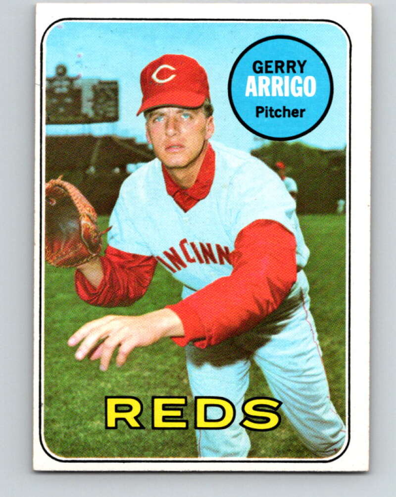 1969 Topps #213 Gerry Arrigo Cincinnati Reds V28593