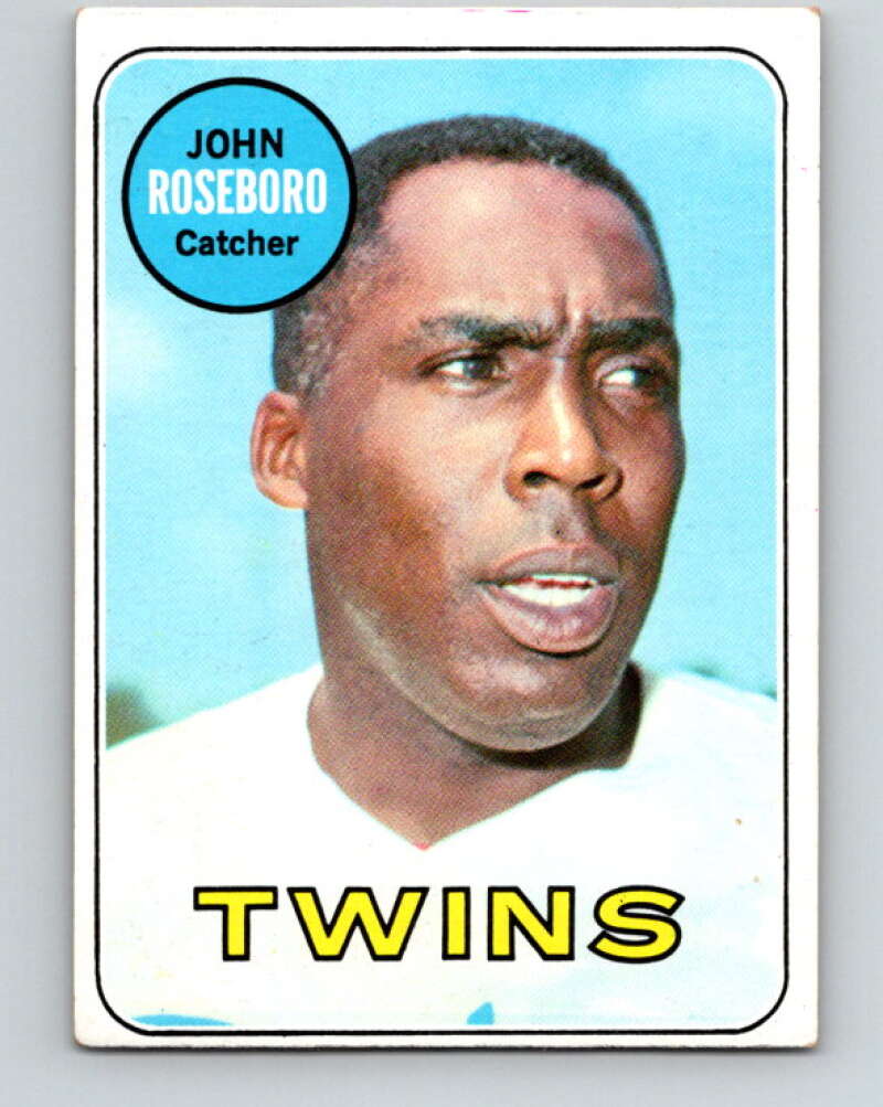 1969 Topps #218 John Roseboro Minnesota Twins V28595