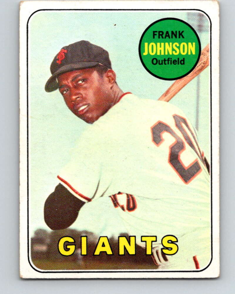 1969 Topps #227 Frank Johnson RC Rookie Giants V28598