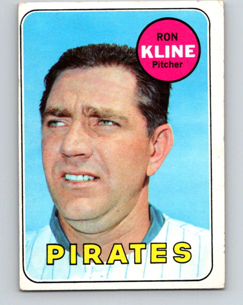 1969 Topps #243 Ron Kline Pittsburgh Pirates V28602
