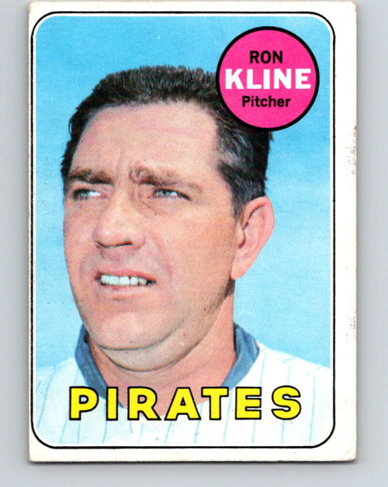 1969 Topps #243 Ron Kline Pittsburgh Pirates V28603