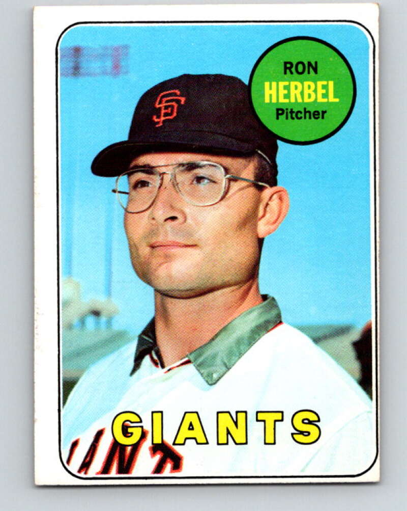 1969 Topps #251 Ron Herbel San Francisco Giants V28605