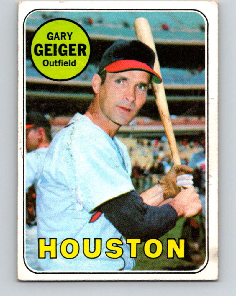 1969 Topps #278 Gary Geiger UER Houston Astros V28612