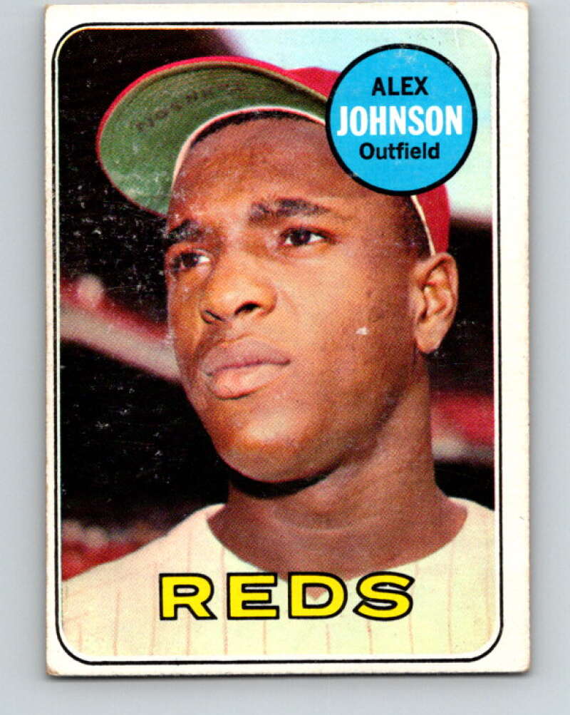 1969 Topps #280 Alex Johnson Cincinnati Reds V28613