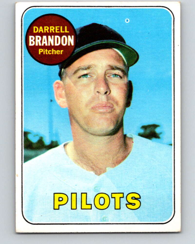 1969 Topps #301 Darrell Brandon Seattle Pilots V28623