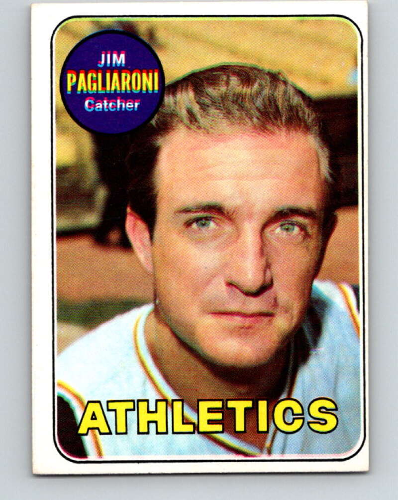 1969 Topps #302 Jim Pagliaroni Oakland Athletics V28624