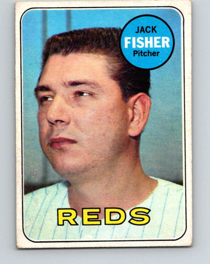 1969 Topps #318 Jack Fisher Cincinnati Reds V28629